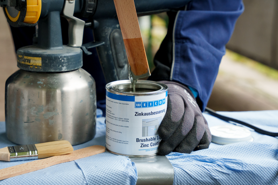 Brushable Liquid Zinc Coating* | corrosion protection for galvanized surfaces